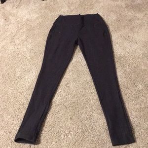 Plus size black jeggings